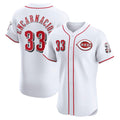 Cincinnati Reds #33 Christian Encarnacion-Strand White JEROMEN Home Elite Jersey