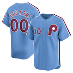 Custom Philadelphia Phillies Light Blue JEROMEN Alternate Limited Jersey