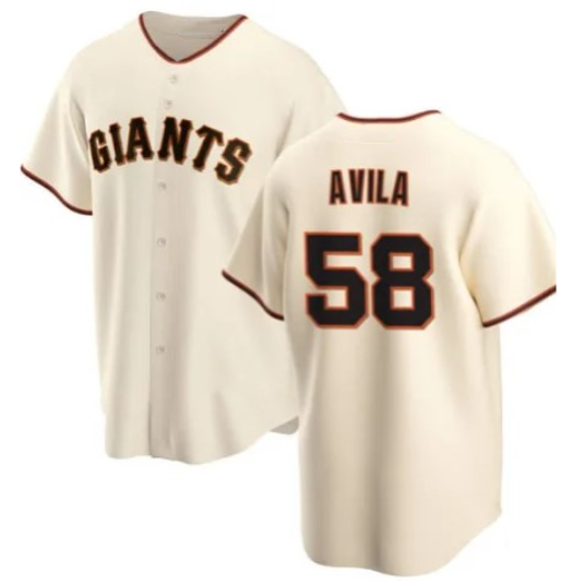 San Francisco Giants #58 Nick Avila Cream JEROMEN Cool Base Stitched Jersey