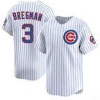 Chicago Cubs #3 Alex Bregman White JEROMEN 2026 Home Limited Stitched Jersey