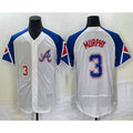 Atlanta Braves #3 Dale Murphy Number White JEROMEN 2023 City Connect Flex Base Stitched Jersey 2