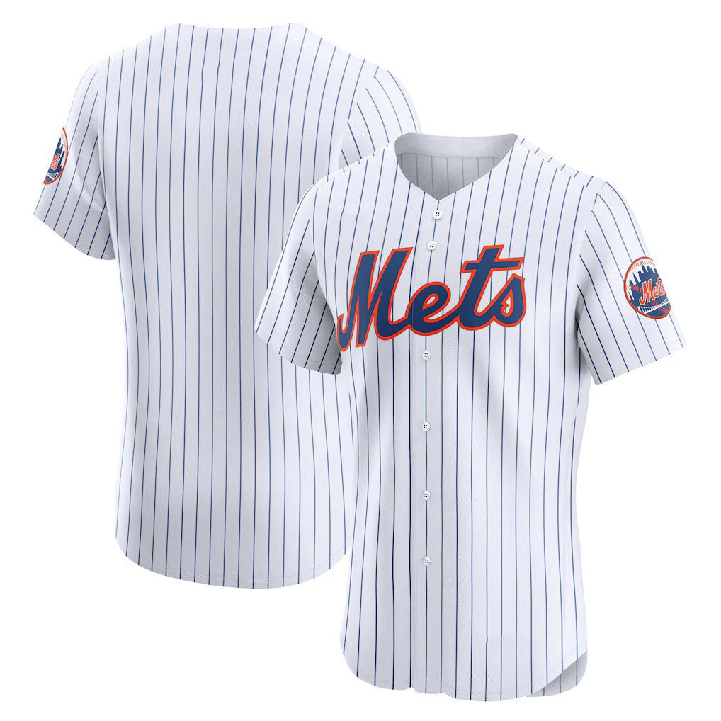 New York Mets White JEROMEN Home Elite Jersey