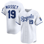 Kansas City Royals #19 Michael Massey White JEROMEN 2024 Home Limited Stitched Jersey