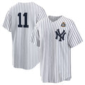 New York Yankees #11 Anthony Volpe White JEROMEN 2024 World Series Cool Base Stitched Jersey