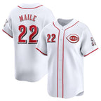 Cincinnati Reds #22 Luke Maile White JEROMEN Home Limited Stitched Jersey