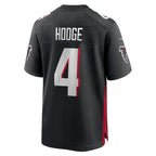 A.Falcons #4 KhaDarel Hodge Black JEROMEN Team Game Jersey