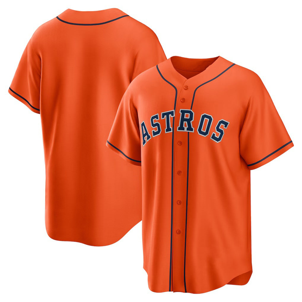 Houston Astros Orange JEROMEN Alternate Replica Team Jersey