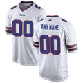 Custom B.Bills White JEROMEN Game Jersey
