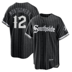 Chicago White Sox #12 Colson Montgomery Black JEROMEN City Connect Cool Base Stitched Jersey