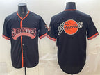 San Francisco Giants Team Big Logo Black JEROMEN 2026 Alternate Stadium Stitched Jersey