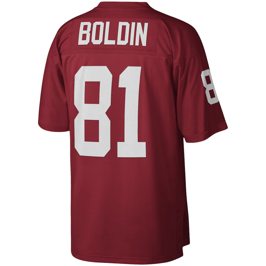 A.Cardinals #81 Anquan Boldin Mitchell & Ness Cardinal JEROMEN Legacy Replica Jersey