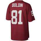 A.Cardinals #81 Anquan Boldin Mitchell & Ness Cardinal JEROMEN Legacy Replica Jersey