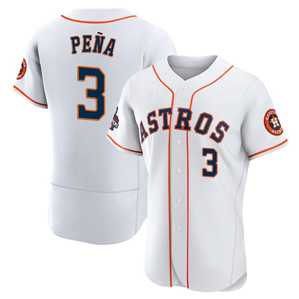 Houston Astros #3 Jeremy Pena 2022 World Series White JEROMEN Flex Base Stitched Jersey
