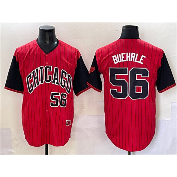 Chicago White Sox #56 Mark Buehrle Red Black JEROMEN 2025 City Connect Limited Stitched Jersey
