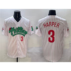 Philadelphia Phillies #3 Bryce Harper White JEROMEN Phanatic Limited Stitched Jersey 2