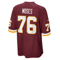 W.Football Team #76 Morgan Moses Burgundy JEROMEN Game Player Jersey