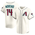 Arizona Diamondbacks #14 Gabriel Moreno Cream JEROMEN Home Limited Player Jersey
