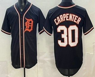 Detroit Tigers #30 Kerry Carpenter 2026 Black JEROMEN Fashion Cool Base Jersey