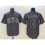 New York Mets #6 Starling Marte Gray JEROMEN 2024 City Connect Cool Base Stitched Jersey 2