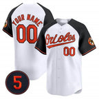 Custom Baltimore Orioles Robinson Patch Vapor Premier Limited Jersey V2 ¨C All Stitched-White JEROMEN