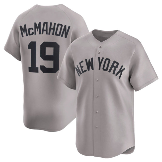 New York Yankees #19 Ryan McMahon Grey JEROMEN 2025 Limited Stitched Jersey