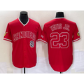San Diego Padres #23 Fernando Tatis Jr Red JEROMEN NEW 2023 Cool Base Stitched Jersey