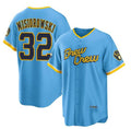 Milwaukee Brewers #32 Jacob Misiorowski Powder Blue JEROMEN City Connect Cool Base Stitched Jersey