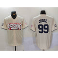 New York Yankees #99 Aaron Judge Cream JEROMEN Limited Stitched Jersey 2
