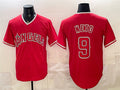 Los Angeles Angels #9 Zach Neto Red JEROMEN Stitched Jersey