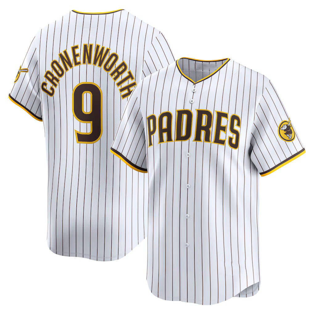 San Diego Padres #9 Jake Cronenworth White JEROMEN Home Limited Player Jersey