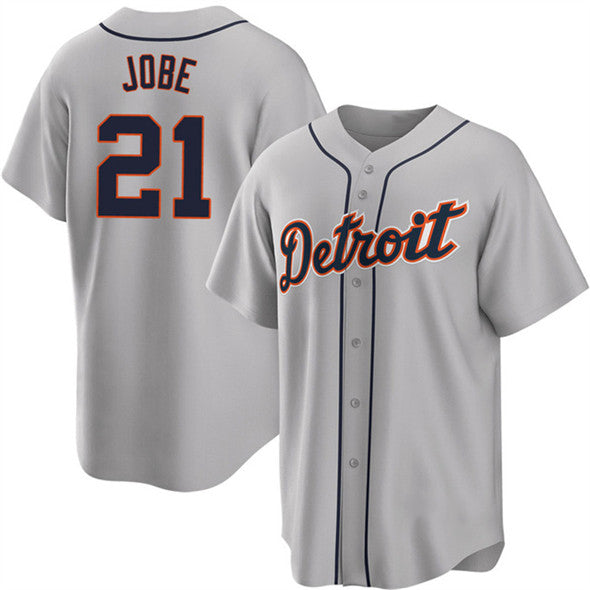 Detroit Tigers #21 Jackson Jobe Gray JEROMEN Cool Base Stitched Jersey