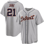 Detroit Tigers #21 Jackson Jobe Gray JEROMEN Cool Base Stitched Jersey