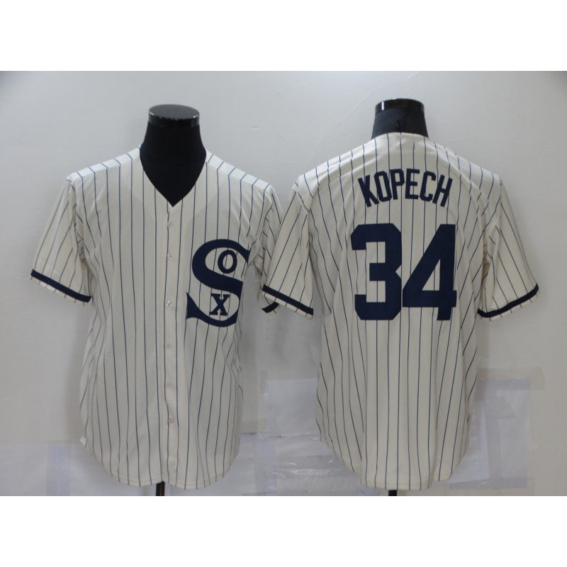 Chicago White Sox #34 Michael Kopech 2021 Cream JEROMEN Field of Dreams Name Cool Base Stitched Jersey