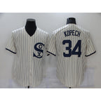 Chicago White Sox #34 Michael Kopech 2021 Cream JEROMEN Field of Dreams Name Cool Base Stitched Jersey