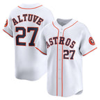 Houston Astros #27 Jose Altuve White JEROMEN Home Limited Player Jersey