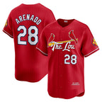 St. Louis Cardinals #28 Nolan Arenado Red JEROMEN 2024 City Connect Limited Player Jersey