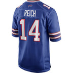 B.Bills #14 Frank Reich Royal JEROMEN Game Retired Player Jersey