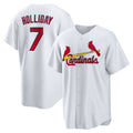 St. Louis Cardinals #7 Matt Holliday White JEROMEN Home Retired Player Replica Jersey