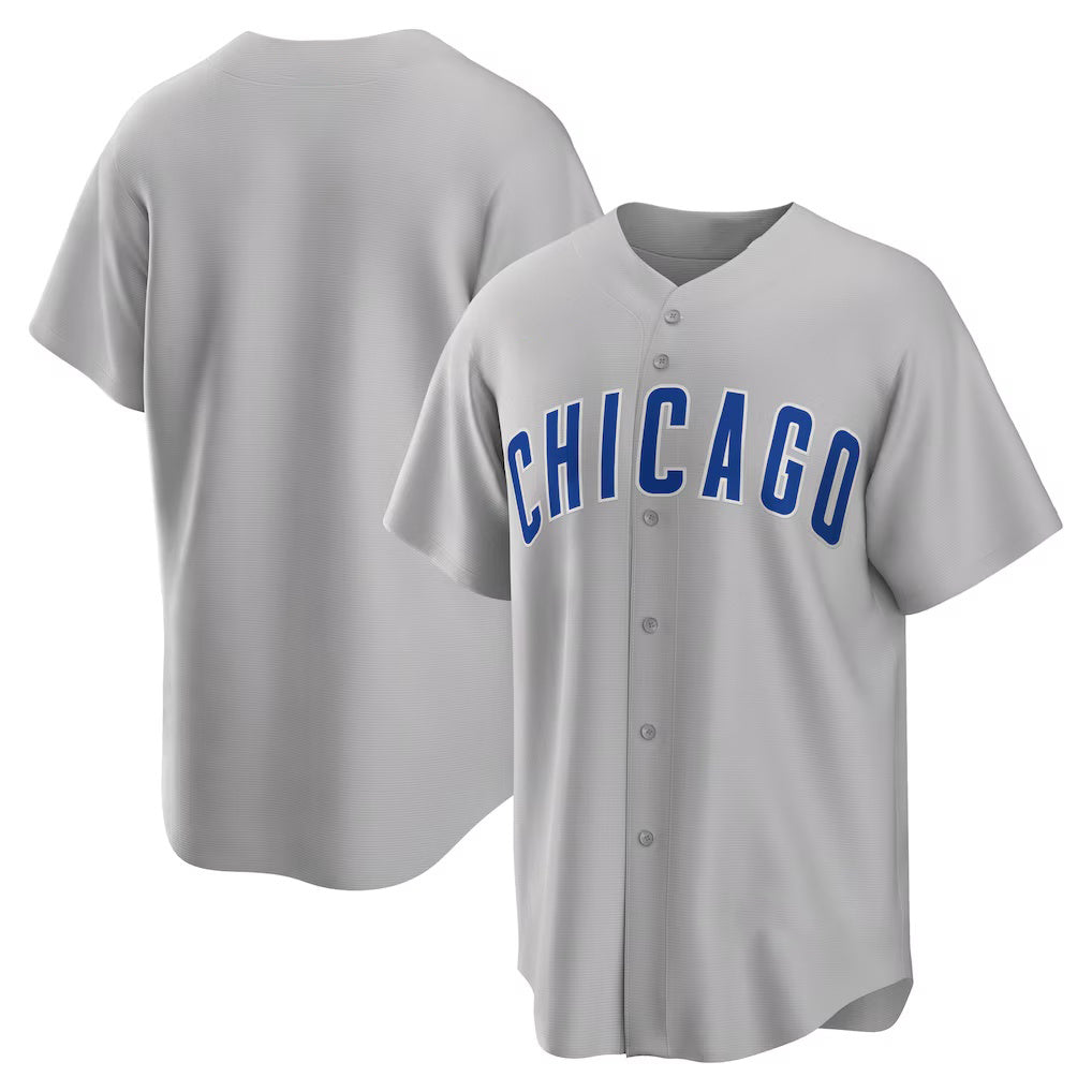 Chicago Cubs Gray JEROMEN Road Replica Team Jersey