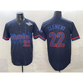 Toronto Blue Jays #22 Ernie Clement Navy JEROMEN 2025 World Series City Connect Limited Stitched Jersey