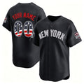 Custom New York Yankees Navy JEROMEN USA 250 Fourth of July Limited Stitched Jersey
