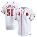 Cincinnati Reds #51 Graham Ashcraft White JEROMEN Home Limited Stitched Jersey