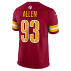 W.Commanders #93 Jonathan Allen Vapor F.U.S.E. Limited Jersey - Burgundy JEROMEN