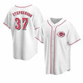 Cincinnati Reds #37 Tyler Stephenson White JEROMEN Stitched Cool Base Jersey
