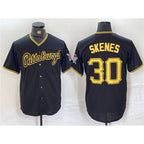 Pittsburgh Pirates #30 Paul Skenes Black JEROMEN Stitched Jersey