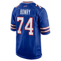 B.Bills #74 Jude Bowry Royal JEROMEN Team Game Jersey