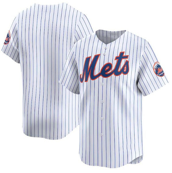 New York Mets Blank 2024 White JEROMEN Home Limited Stitched Jersey