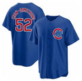 Chicago Cubs #52 Pete Crow-Armstrong Blue JEROMEN 2024 Cool Base Stitched Jersey