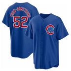 Chicago Cubs #52 Pete Crow-Armstrong Blue JEROMEN 2024 Cool Base Stitched Jersey