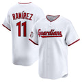 Cleveland Guardians #11 Jos¨¦ Ram¨ªrez White JEROMEN Home Limited Player Jersey